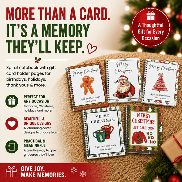 🎁Christmas Gift Card Book-T