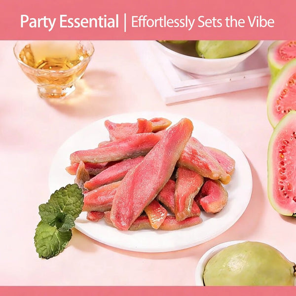 Say goodbye to high-calorie guilt! 🥏❤️Satisfy your cravings with ourfiber-rich Red Guava slices-C